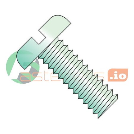 6-32 x 1/4" Machine Screws/Slotted/Pan Head/Steel/Zinc Green (Carton: 10,000 pcs)